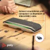 HP Poly Sync 40+ Microsoft Teams sertificēts USB-A USB-C skaļruņutālrunis +BT700 USB-A adapteris