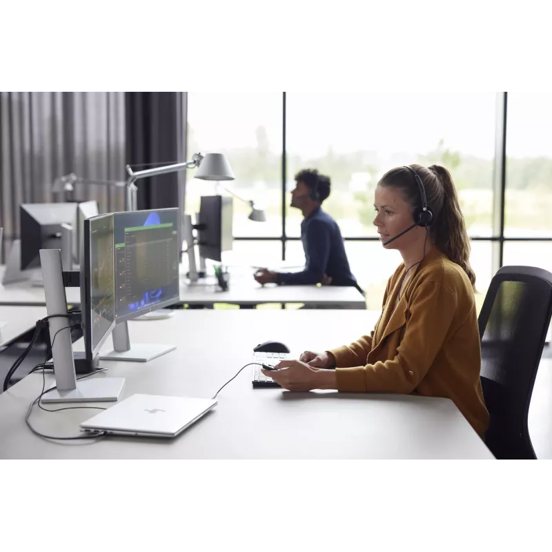 HP Poly EncorePro 525 Microsoft Teams sertificēta stereo austiņa ar USB-A
