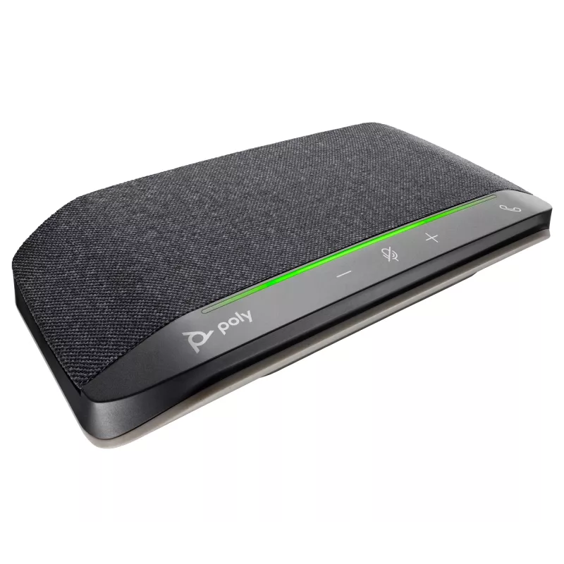 HP Poly Sync 10 USB-A USB-C skaļruņu tālrunis, sudraba krāsa, Windows 10, Windows 11, MacOS, RoHS, Federal Communications Commission (FCC), CE, 182 mm, 89 mm