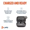 HP Poly Voyager Free 60+M UC Carbon Melns Austiņas +BT700 USB-C Adapteris +Skārienjūtīga Uzlādes Maciņa