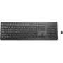 HP Wireless Premium tastatūra Pilnizmēra Melna RF Bezvadu Membrāna