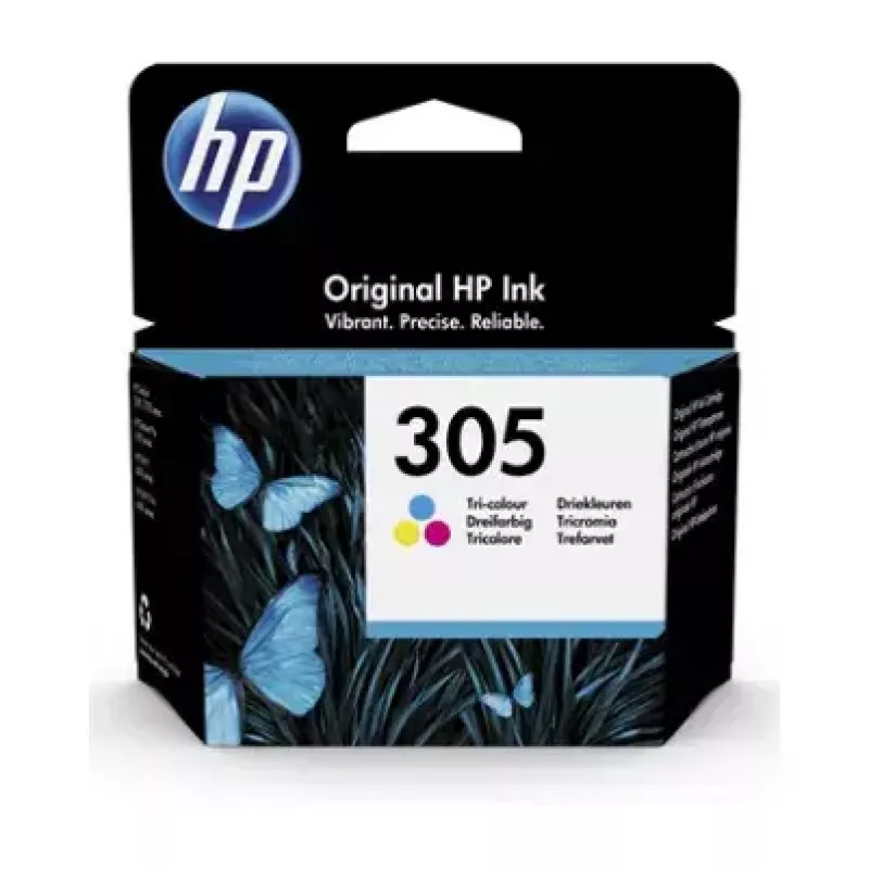 HP 305 1 gab. Oriģināla standarta ietilpība ciāns, fuksīns, dzeltens