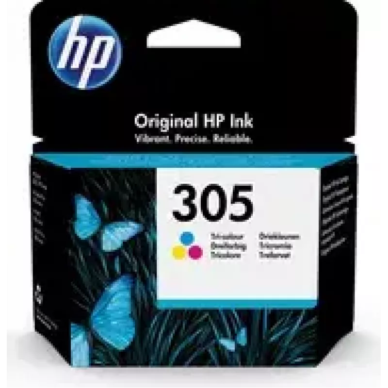 HP 305 1 gab. Oriģināla standarta ietilpība ciāns, fuksīns, dzeltens