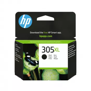 HP 305XL augstas ražības melna oriģinālā tintes kasetne, melna, 1 gab., 240 lappuses