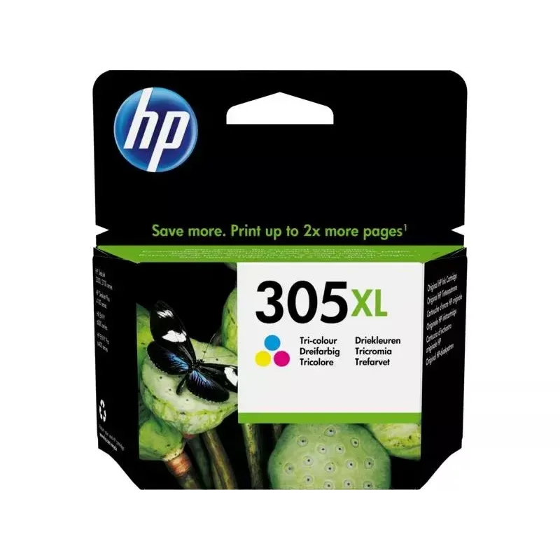 HP 305XL High Yield Tri-color Oriģināls tintes kasetne