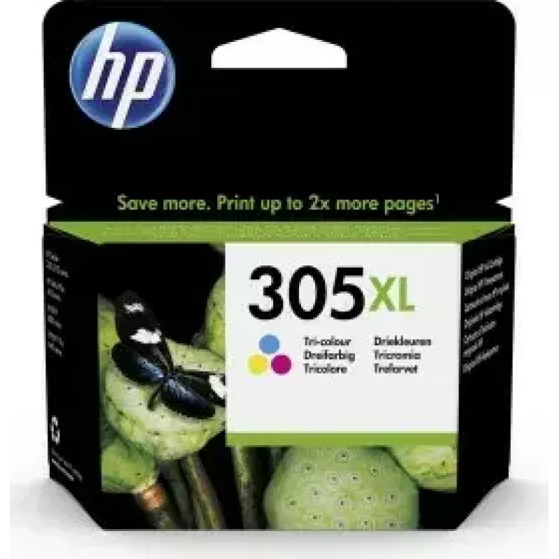 HP 305XL High Yield Tri-color Oriģināls tintes kasetne
