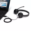 Lenovo 4XD0X88524 austiņas/ austiņu komplekts Vadu Galvas lente Birojs/Zvanu centrs Melns