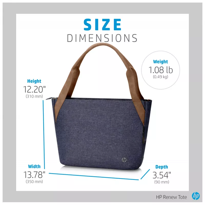 Toploader soma HP Renew 14 Navy Tote
