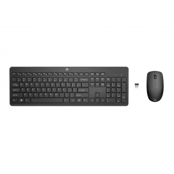 HP 230 bezvadu peles un tastatūras komplekts, melns, pele iekļauta