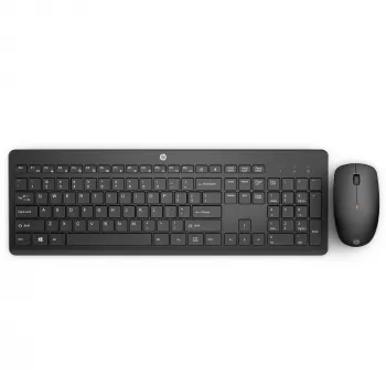 HP 230 bezvadu peles un tastatūras komplekts, melns, pele iekļauta
