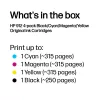 HP 912 4 iepakojums Melns/Zilgans/fuksīna/Dzeltens Oriģinālās Tintes Kasetnes