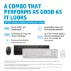 HP 650 bezvadu tastatūras un peles komplekts, pilnizmēra, membrānas, melns