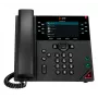 HP Poly VVX 450 12-Line IP Phone and PoE-enabled, IP Phone, Melns, Wired handset, 12 lines, LCD, 10.9 cm (4.3 inch)