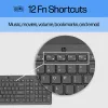 HP 150 vadu tastatūra pilna izmēra USB melna 664R5AA#ABD