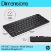 HP 350 Compact Multi-Device Bluetooth tastatūra