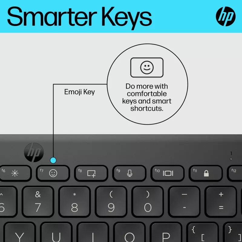 HP 350 Compact Multi-Device Bluetooth tastatūra