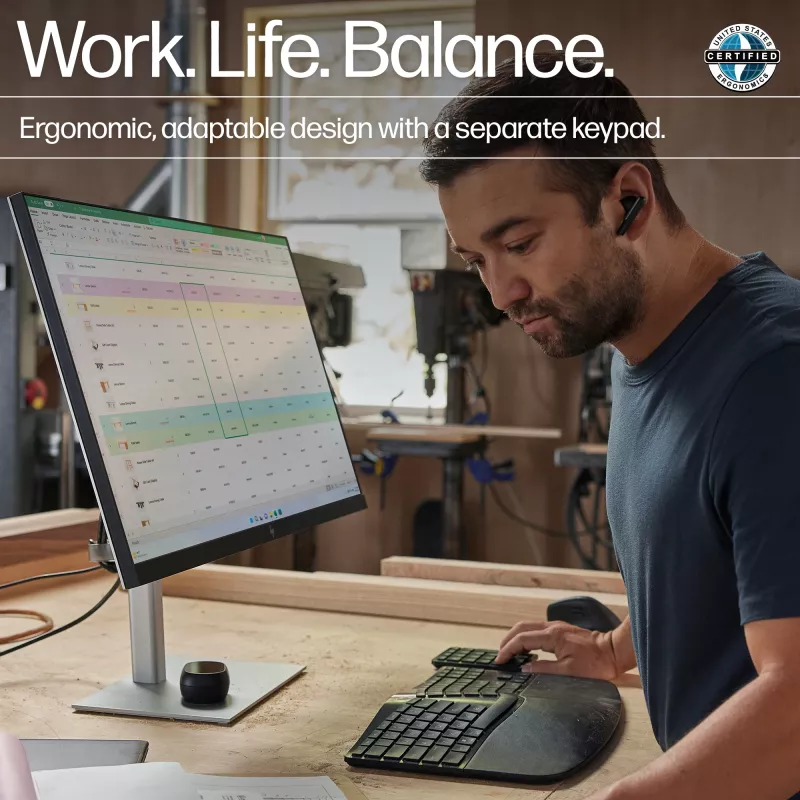 HP 965 Ergonomiskā bezvadu tastatūra