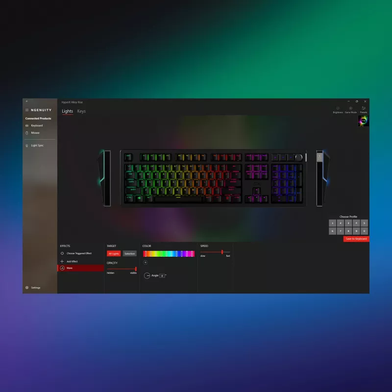 Spēļu tastatūra Kingston HP HyperX Alloy Rise modelis 7G7A3AA#ABD — kompakta vadu mehāniskā tastatūra EAN 0