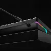 Mehāniskā spēļu tastatūra Kingston (HyperX) Alloy Rise 75 — kompakts 75% izkārtojums, vadu savienojums, modelis 7G7A4AA#ABD