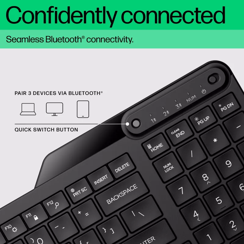 Klaviatūra HP 460 Multi-Device Bluetooth Wireless
