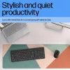 HP 220 bezvadu tastatūra — pilna izmēra (100%), RF bezvadu, membrānas, melna