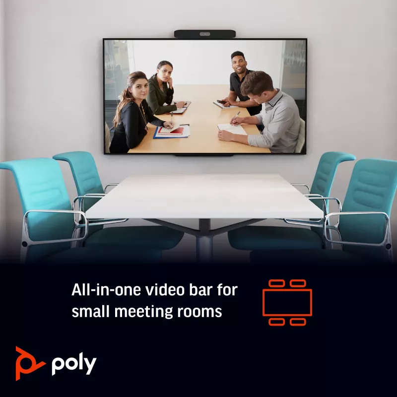 POLY Studio X30 viss-vienā video klāde 4K Ultra HD 60 kadri/s 5x tālummaiņa