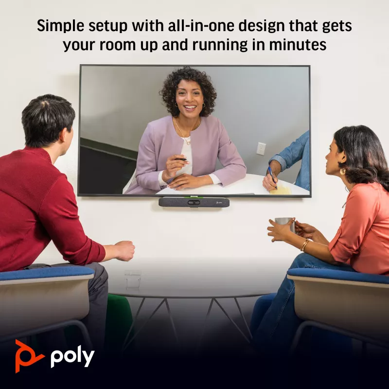 POLY Studio X30 viss-vienā video klāde 4K Ultra HD 60 kadri/s 5x tālummaiņa