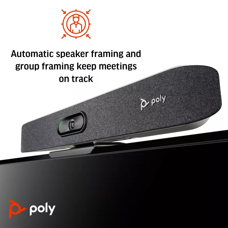 POLY Studio X30 viss-vienā video klāde 4K Ultra HD 60 kadri/s 5x tālummaiņa