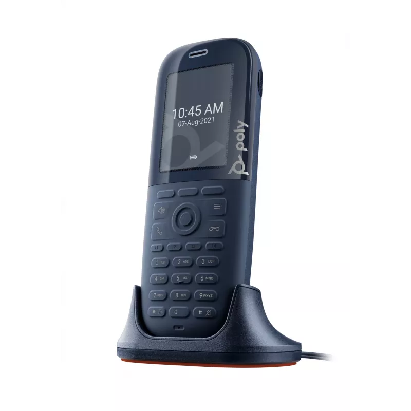 HP Poly Rove 30 DECT telefona klausule, melna, TFT, 240 x 320 pikseļi, ENERGY STAR, 300 h, 18 h