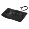 HP 480 Comfort vadu tastatūra, pilna izmēra, USB, melna, 1,5 m