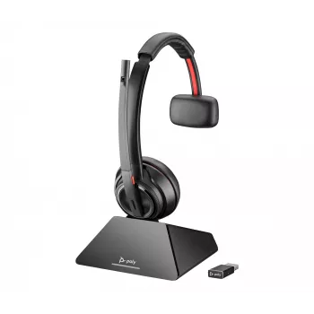 HP Poly Savi 8210 Monaural DECT 1880-1900 MHz Top +Charging Cradle