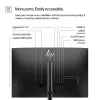 HP Series 5 Pro 24 collu WUXGA monitors — 524pn, 61 cm (24 collas), WUXGA, LCD, 5 ms, melns