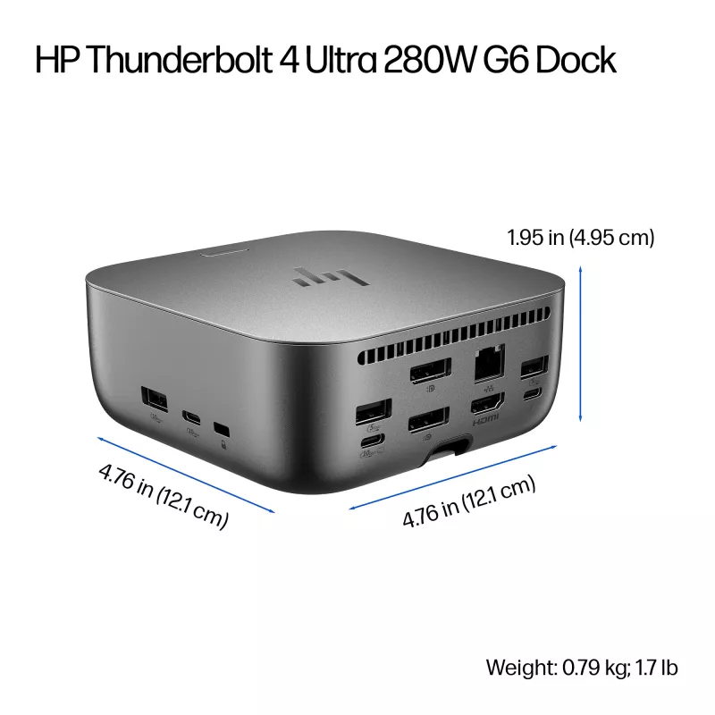 HP Thunderbolt 4 Ultra 280W G6 dokstacija