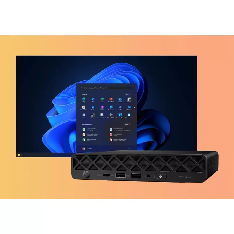 Dators HP ProDesk 4 G1i AI Mini Core Ultra 5 225T RAM 16GB SSD 512GB Intel Graphics OS Win 11 Pro
