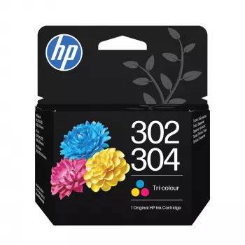HP 302/304 Trīskrāsu oriģinālā tintes kasetne