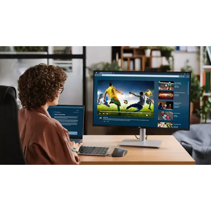 27 collu monitors Dell S2725DSM — 68,6 cm, 2560×1440 (QHD) LCD, 8 ms, 16:9, iebūvēti skaļruņi, VESA stiprinājums, augstumā regulējams, balts