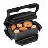 Kontaktgrils Tefal GC7148 — 2000 W, nerūsējošā tērauda korpuss, taisnstūra forma, regulējams termostats, režģa augšējā virsma, 365×365×175 mm