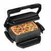 Kontaktgrils Tefal GC7148 — 2000 W, nerūsējošā tērauda korpuss, taisnstūra forma, regulējams termostats, režģa augšējā virsma, 365×365×175 mm