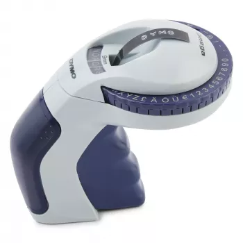 Reljefspiedes ierīce Dymo Omega 12 mm — rokas reljefspiedes ierīce, PVC etiķetes, tiešā termiskā, 3,7 mm drukas augstums