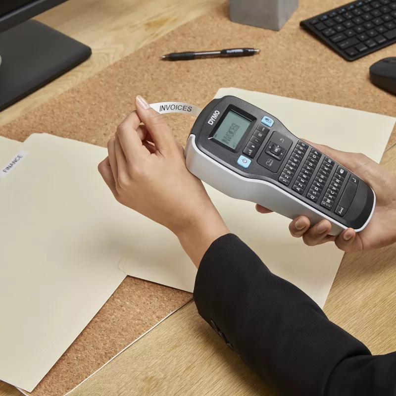 DYMO LabelManager ™ 160 QWERTZ, QWERTZ, D1, Termiskā pārnese, 180 x 180 DPI, 12 mm/s, Melna, Sudraba