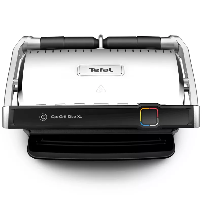 Kontaktgrils Tefal OptiGrill Elite XL GC760D — nerūsējošais tērauds, 800 cm² virsma, 2200 W