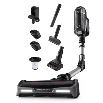 Rowenta X-Force RH9958 2-in-1 stick vacuum baterija Dry HEPA Bagless 0.9 L Melns, pelēka