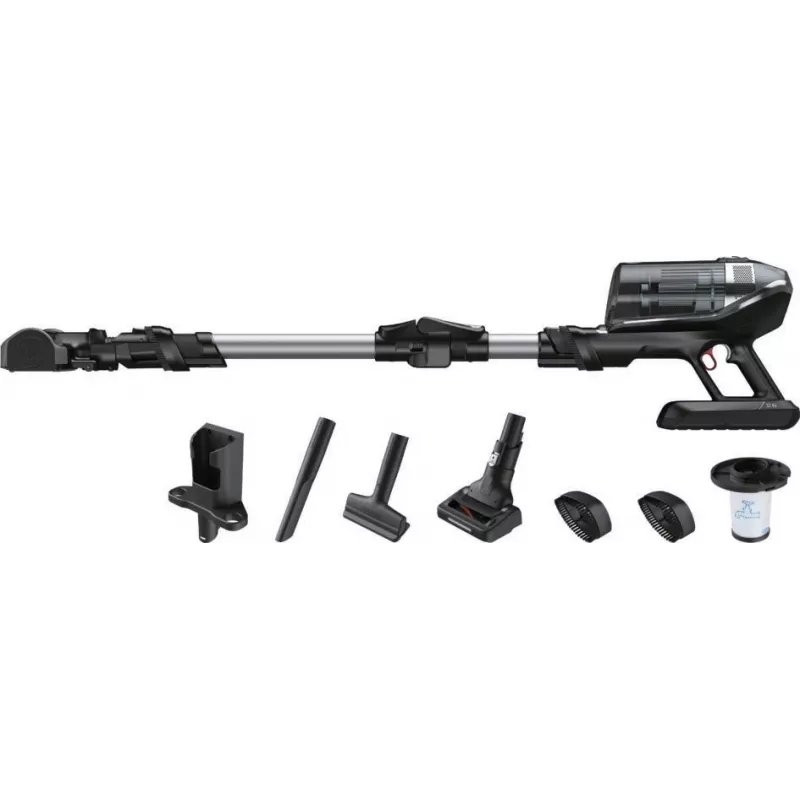 Rowenta X-Force RH9958 2-in-1 stick vacuum baterija Dry HEPA Bagless 0.9 L Melns, pelēka