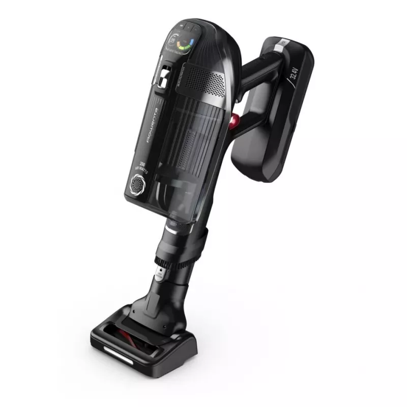 Rowenta X-Force RH9958 2-in-1 stick vacuum baterija Dry HEPA Bagless 0.9 L Melns, pelēka