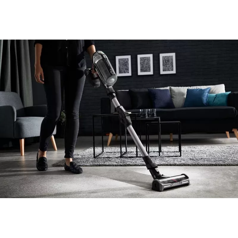 Rowenta X-Force RH9958 2-in-1 stick vacuum baterija Dry HEPA Bagless 0.9 L Melns, pelēka