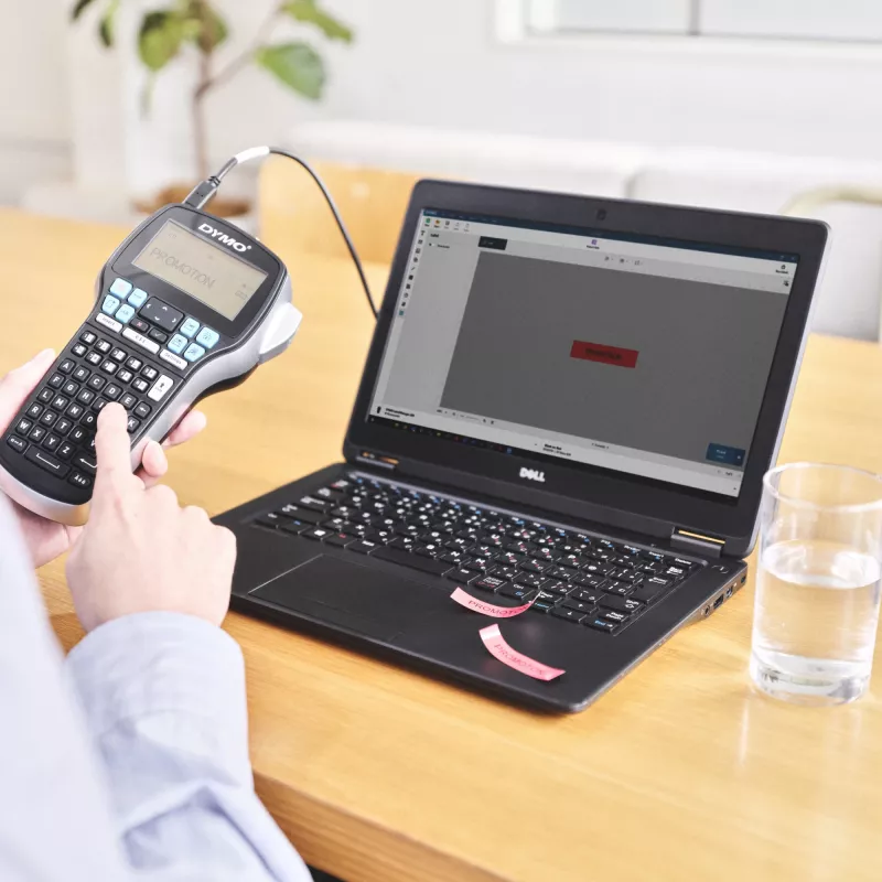 DYMO LabelManager 420P etiķešu printeris | Augstas veiktspējas uzlādējams pārnēsājams etiķešu printeris | Savienojums ar datoru | Svītrkodu, logotipu un grafikas drukāšana