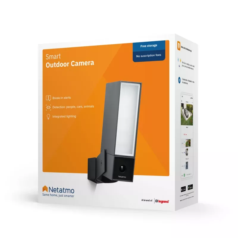 Netatmo Presence Box IP drošības kamera Āra 1920 x 1080 pikseļi NOC01-EU