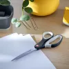 Leitz Cosy Titanium biroja šķēres 205 mm, Pieaugušajiem, Taisns griezums, Viengabala, Pelēkas, Nerūsējošais tērauds, Biroja šķēres