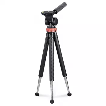Hama Traveller Pro statīvs Viedtālrunim/Darbības kamerai 3 kājas Melns, Sarkans