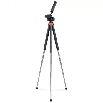 Hama Traveller Pro statīvs Viedtālrunim/Darbības kamerai 3 kājas Melns, Sarkans